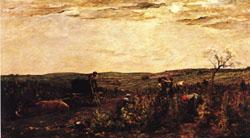 Charles-Francois Daubigny The Grape Harvest in Burgundy